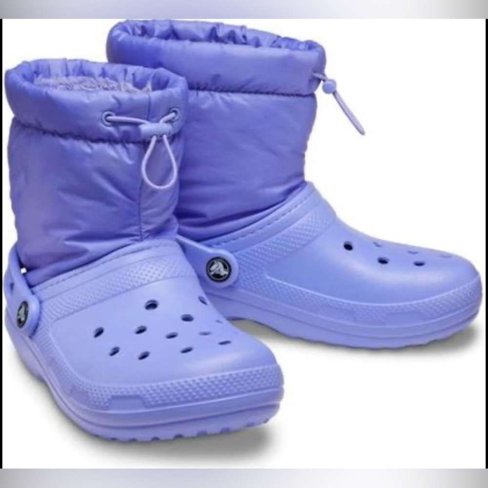 Brand New Unisex Classic Lined Neo Puff Croc Boots